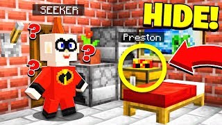 THE BEST HIDING SPOT! | The Incredibles 2 HIDE & SEEK! - Minecraft Mods