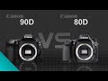 Canon EOS 90D vs Canon EOS 80D