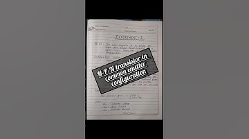 NPN transistor in CE configuration| Physics bsc 4th sem prac.|@StudyExplorer15  #physicspracticals