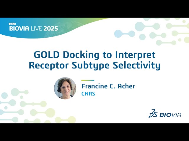GOLD Docking to Interpret Receptor Subtype Selectivity | Francine C. Acher, CNRS