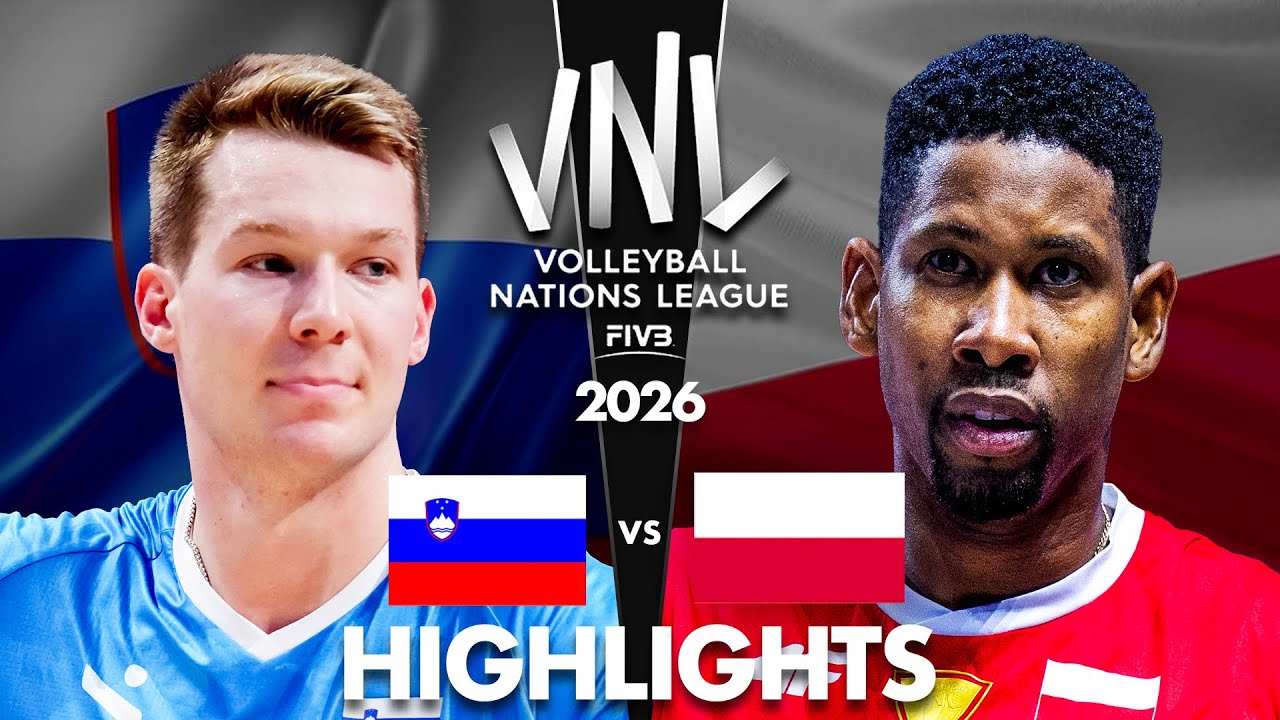 Slovenia 🇸🇮 vs Poland 🇵🇱 | Semi Final Highlights | Men's VNL 2026