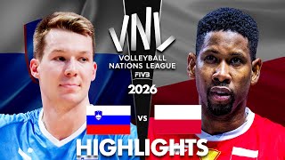 Slovenia 🇸🇮 vs Poland 🇵🇱 | Semi Final Highlights | Men's VNL 2026
