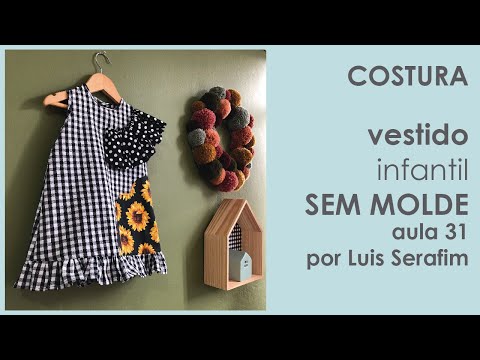 COSTURA- Vestido INFANTIL SEM MOLDE