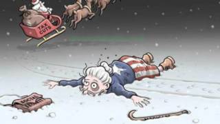 Video thumbnail of "Grandma got run over by a reindeer"