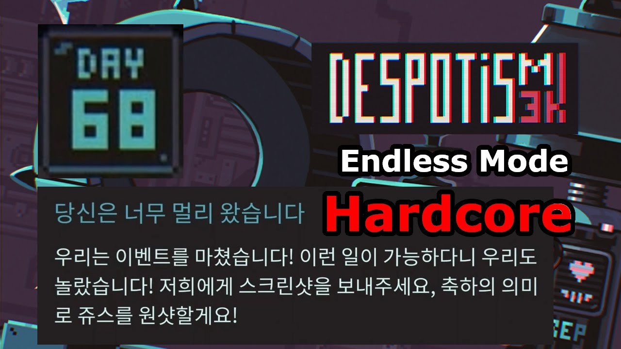 Respostim Despotism 3k - Endless Mode - Day 68 (Hardcore) - YouTube