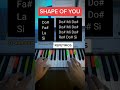 Shape of You  - Piano Tutorial EASY Piano Fácil