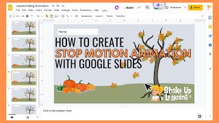 How to Create Stop Motion Animation Activities in Google Slides