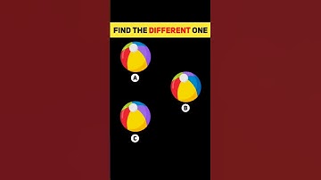 👀 EYE TEST :- Find The Different One 🧐 |#shorts