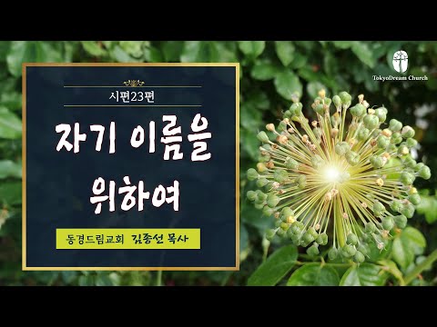 자기 이름을 위하여 설교 영상