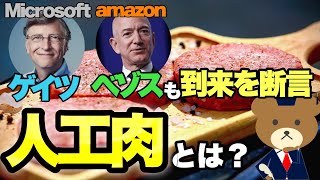 【人工肉(代替肉/培養肉)とは？】ビルゲイツ、ジェフベゾスも大注目！代替肉と培養肉の違いや注目される理由を徹底解説！