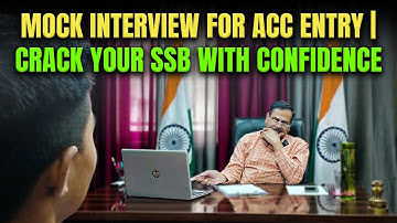Mock SSB Interview by Col. Arun (Ex-IO) | NDA, CDS, AFCAT SSB 2025 | SSBWINGS