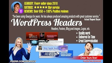Gearguy Graphics Fiverr.com/gearguy Webstite headers banners graphics Websites Videos and more
