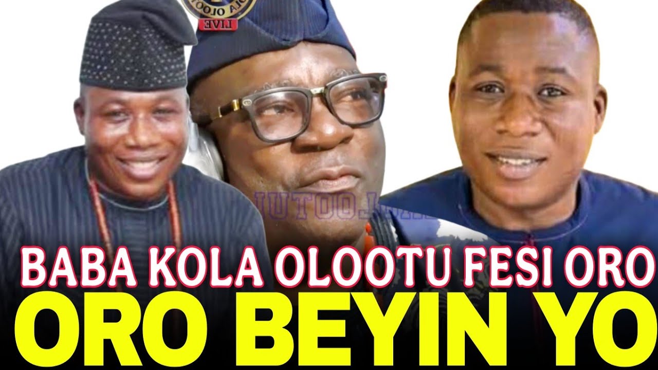 FINALLY!! BABA KOLA OLOOTU FESI LORI AWUYEWUYE LORI IFOROWANILENUWO TO SELE PELU OLOYE SUNDAY IGBOHO