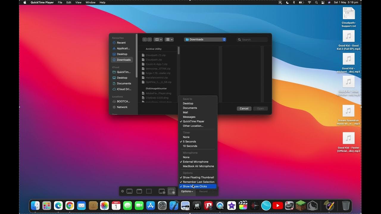 How to use Quicktime Player on mac - YouTube