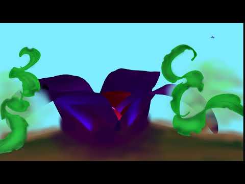 Blossom flower 3D animation