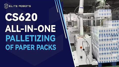 Elite Robots - CS620 All in one palletizing of household paper packs