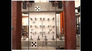 Full-scale wall cyclic testing