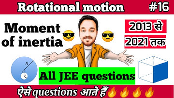 Moment of inertia JEE questions