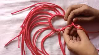 Macrame jingle bell without rings | macrame wall hanging design 2023 | christmas ornament decoration