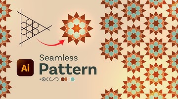 How to Create a Seamless Geometric Pattern in #AdobeIllustrator