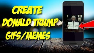 Create Donald Trump Memes/Gifs With Donald Draws App | Best Meme App screenshot 1