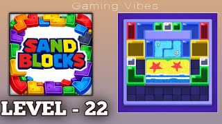 Sand Blocks: Drop Puzzle Level 22 Walkthrough Solution
