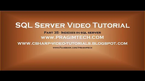 Indexes in sql server   Part 35