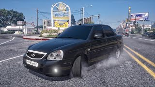 Подборка лучших видео с оперскими машины на GTA V Приора Ваз 2107