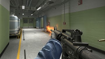 M4A1 Rifle (CS:GO, Source Engine, non-PBR textures)