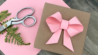 How to Make DIY Paper Gift Bows for Presents - Mom Spark - Mom Blogger