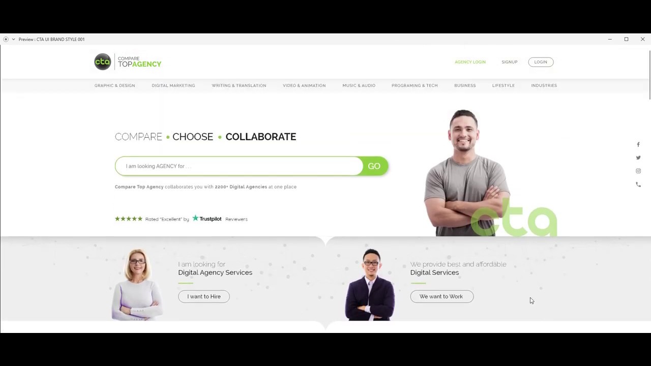CTA UI UX Prototype - YouTube