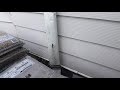 「破損した竪樋…これでは役割りを果たせていない！逆に雨漏りが起きてしまう」