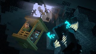 Warden vs Villager and Pillager Alliance (Minecraft Animation Movie)