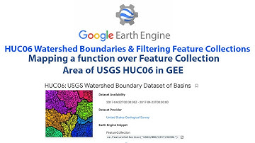 Filtering Watersheds And Feature Collections in Google Earth Engine