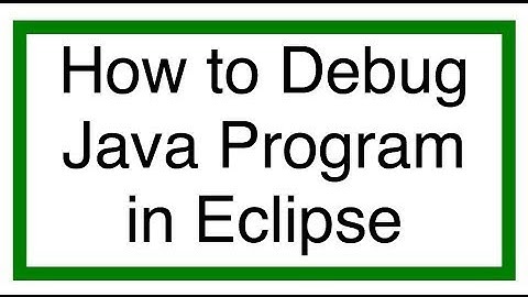 Eclipse Java Tutorial 9 - Debug Java Program