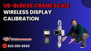 Calibration for the US-BL6KSS Crane Scale | Wireless Handheld Display