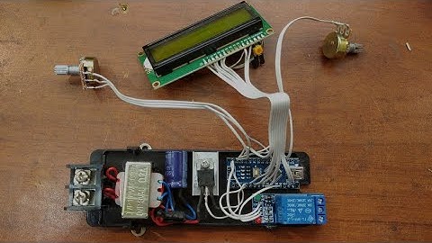 Relé temporizador programable con Arduino (electrónica) (Modelo C)