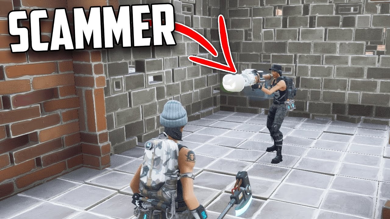 I let Scammers HOLD my WATER JACK O LAUNCHER... (Don't Try THIS) in Fortnite