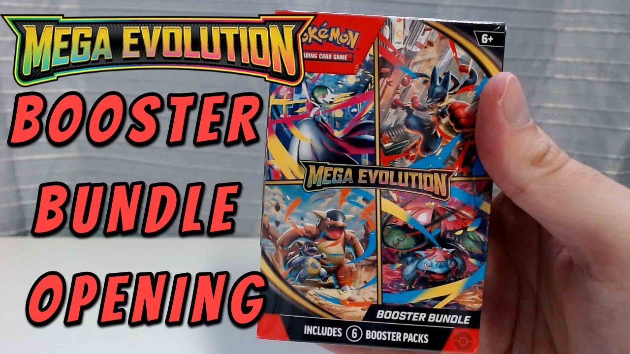 NEW Pokémon Mega Evolution Booster Bundle Opening! - YouTube