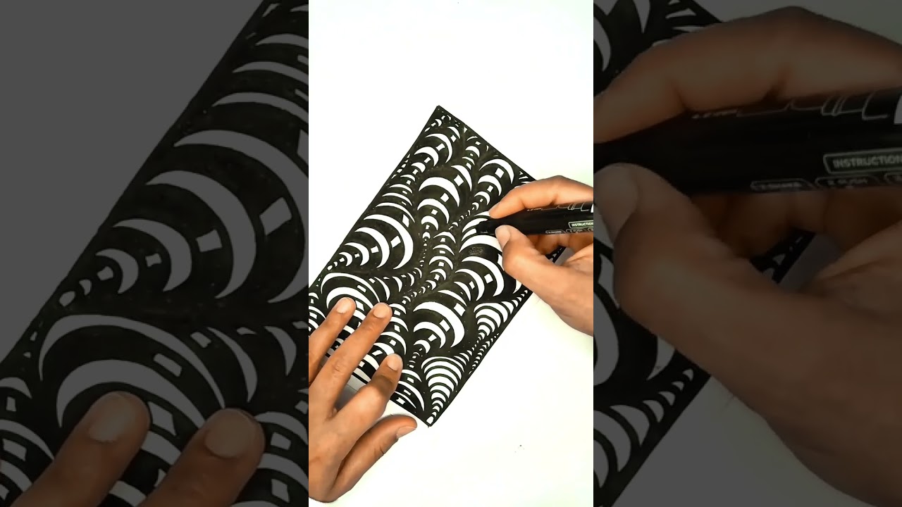 Worm tunnel drawing tutorial