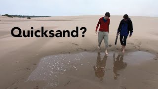 Quicksand on the Oregon Coast?