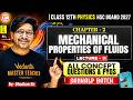 Mechanical Properties of Fluids Lecture 11 | Class 12 Physics Chapter 2 |HSC Board 2027 |Bhushan Sir