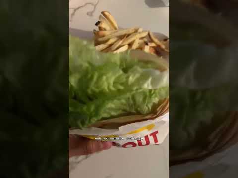 In N Out Burger With Less Calories Protein Style Shorts