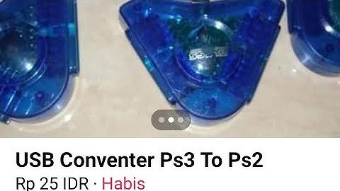 SOLDOUT USB CONVERTER JOYSTICK GAMES PLAYSTATION FOR PC/PS3 TO PS2 2 PORT SECOND PCB FROM GBI