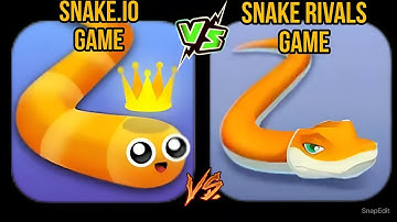 Snake.io VS Snake Rivals Game Comparison Of SNAKE Bettel