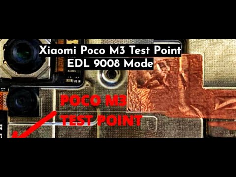Xiaomi Poco M3 Test Point EDL 9008 Mode Repair Dead Boot, Unbrick #gsm