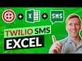 How To Send Bulk SMS From Excel With TWILIO + VBA [Free Template]