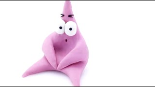 Patrick 💕 Superhero Play Doh Stop Motion Cartoons #Shorts