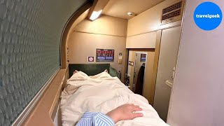 Trying Japan's Capsule Sleeper Night Train from Osaka to Tokyo