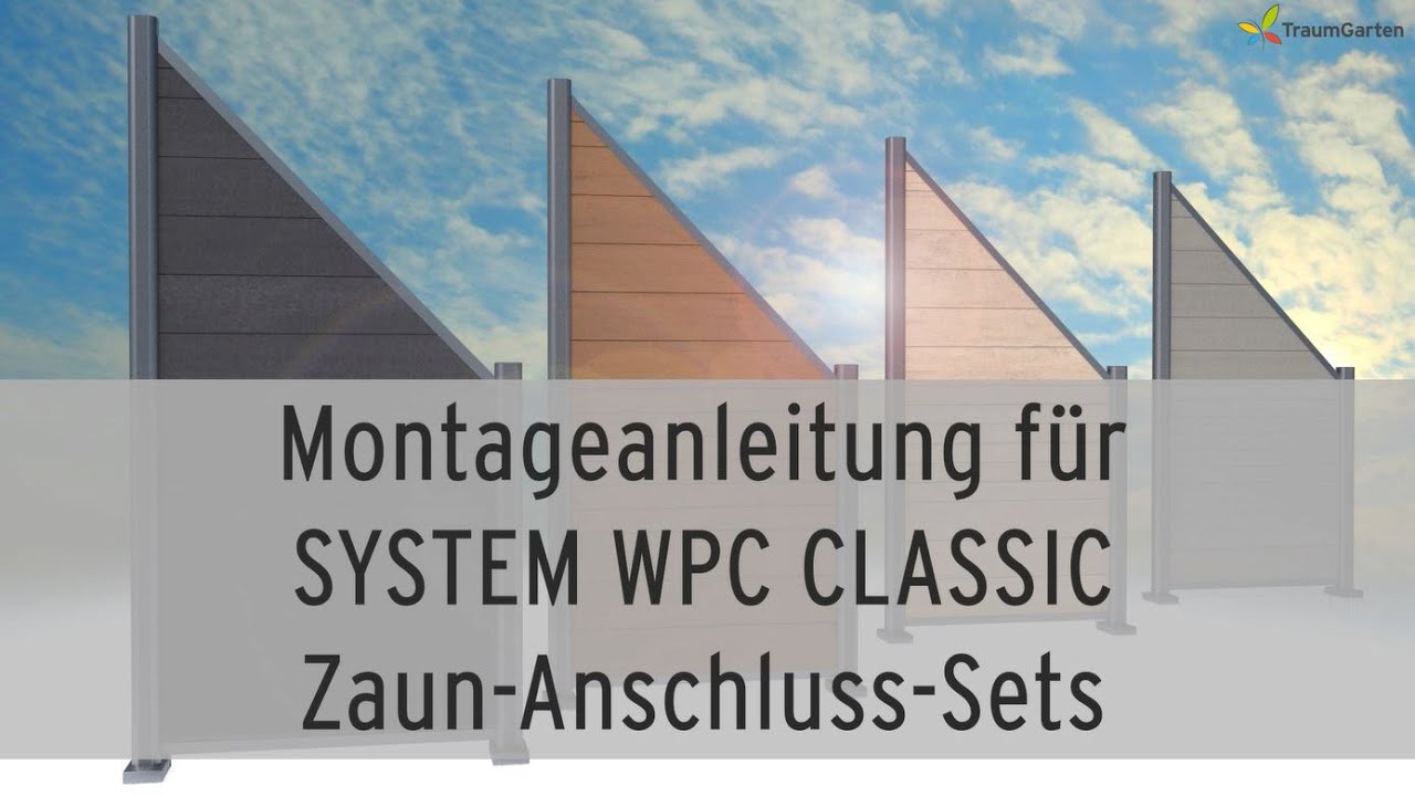Zaun Aufbauen System Wpc Classic Anschlusselemente Traumgarten Zaun Aufbauen System Wpc Classic Anschlusselemente Traumgarten